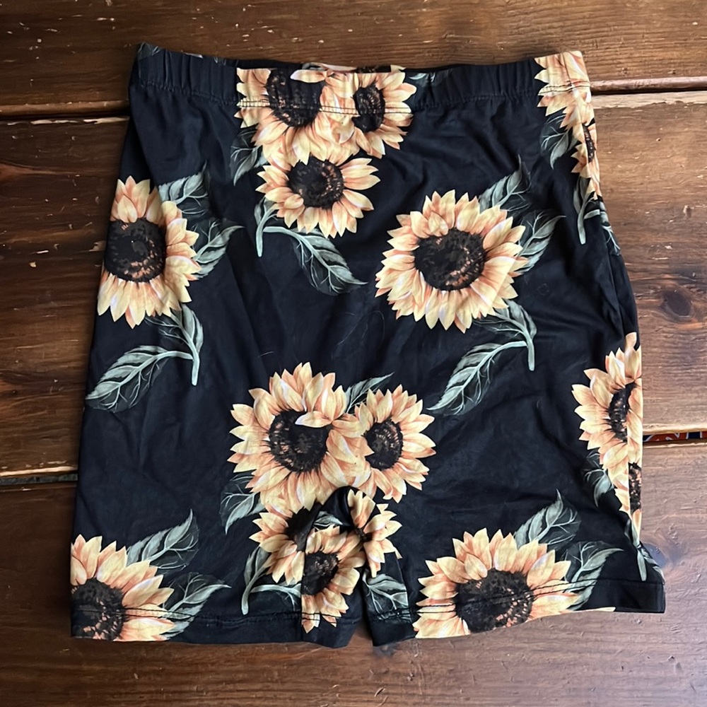 sunflower biker shorts